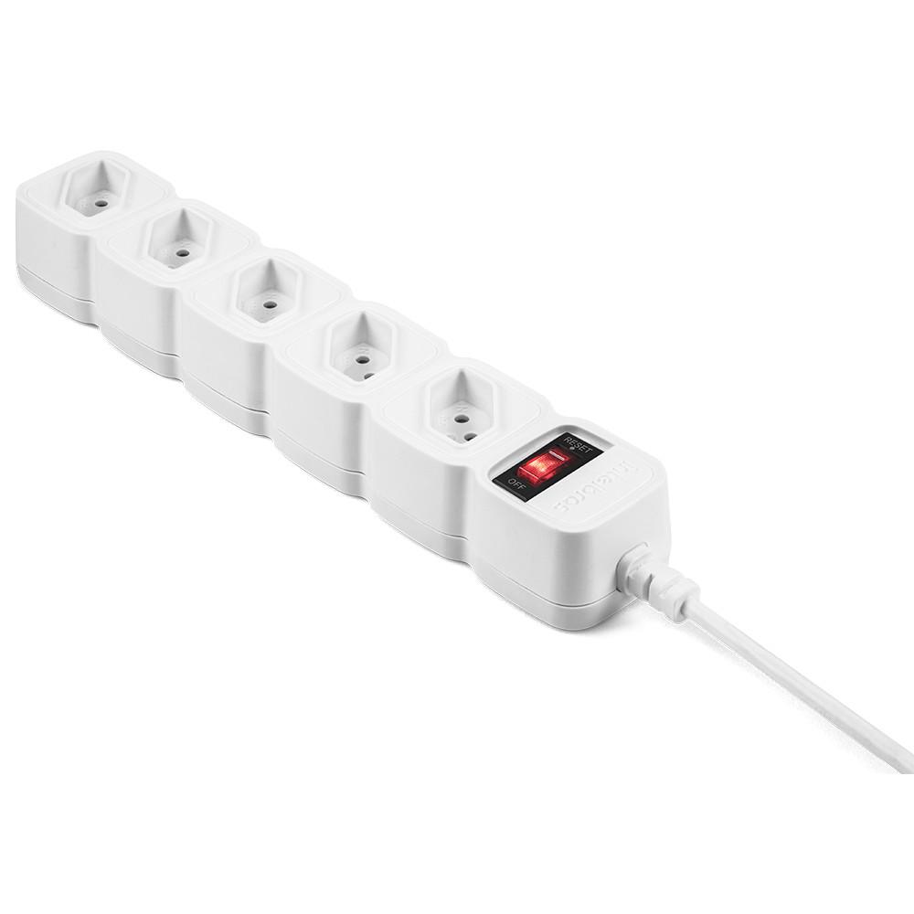 Protetor Eletrônico Intelbras Com 5 Tomadas Epe 205 Branco