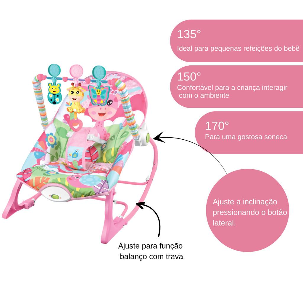 Cadeira De Descanso Balanço Funtime Maxibaby 18kgs Unicórnio