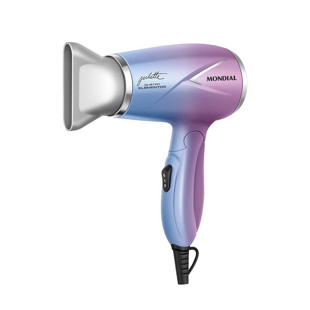 Secador De Cabelo Travel Qu4tro Elementos By Juliette Mondial Sct-ju-03 S Bivolt