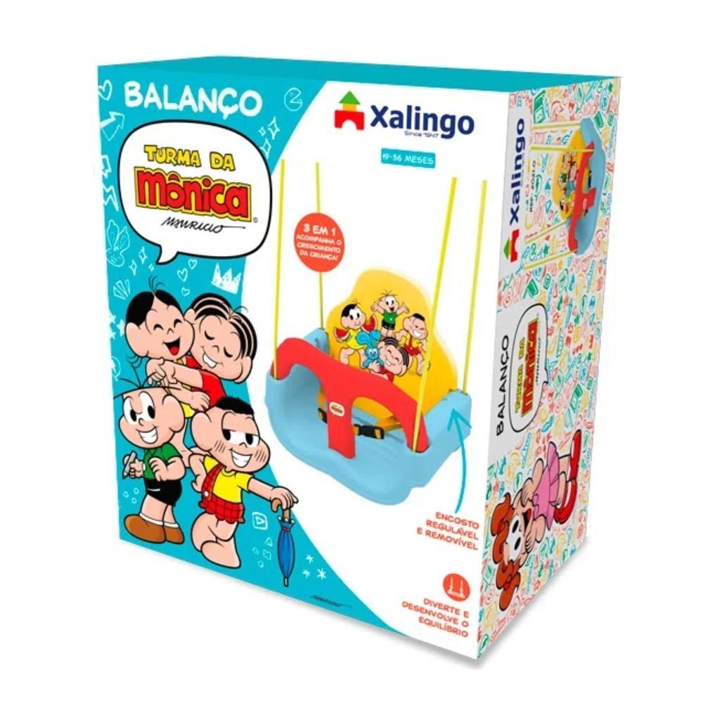 Balanço Infantil Turma Da Mônica De 19 Até 36 Meses Suporta Até 23 Kg Xalingo