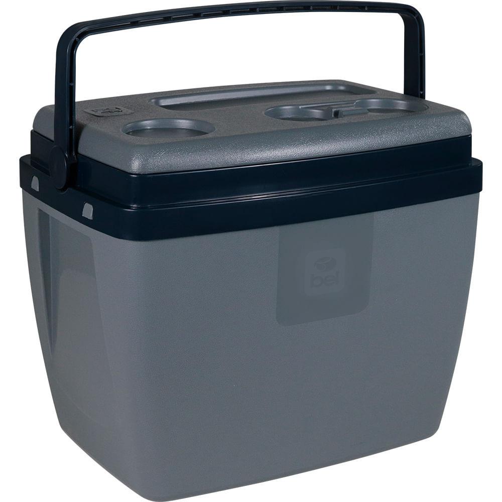 Caixa Cooler Térmico Grande Cinza 36 Litros Cabe 54 Latas Belfix