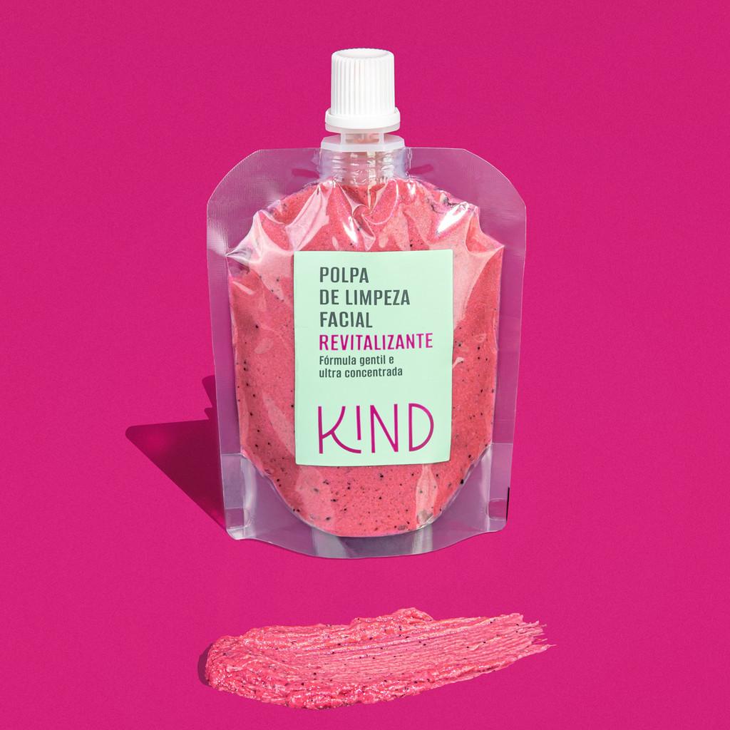 Sabonete Facial Rosto Extrato De Pitaya Reduz Rugas Finas Uniformiza A Tonalidade Kind