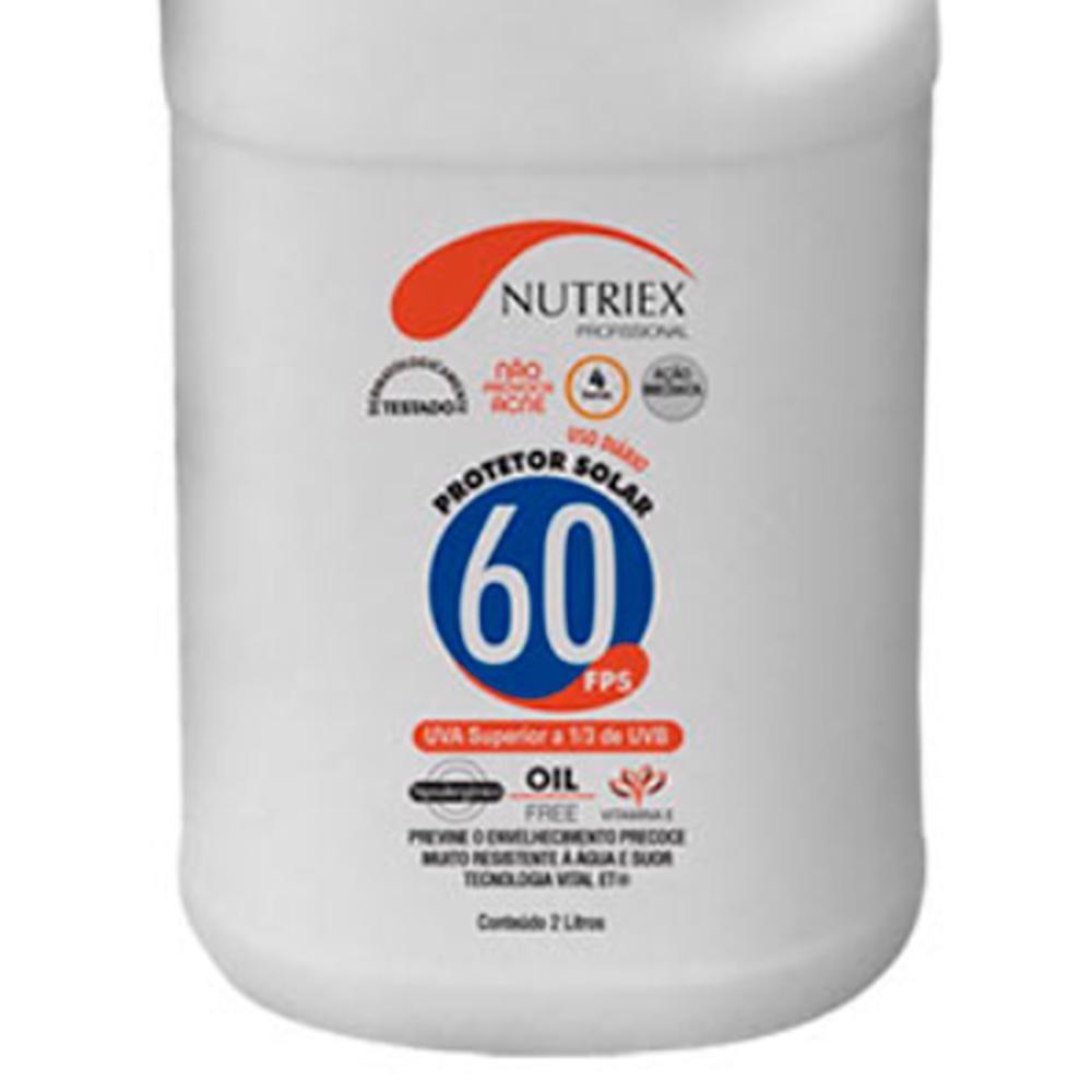 Protetor Solar FPS 60 2 Litros Bombona Nutriex