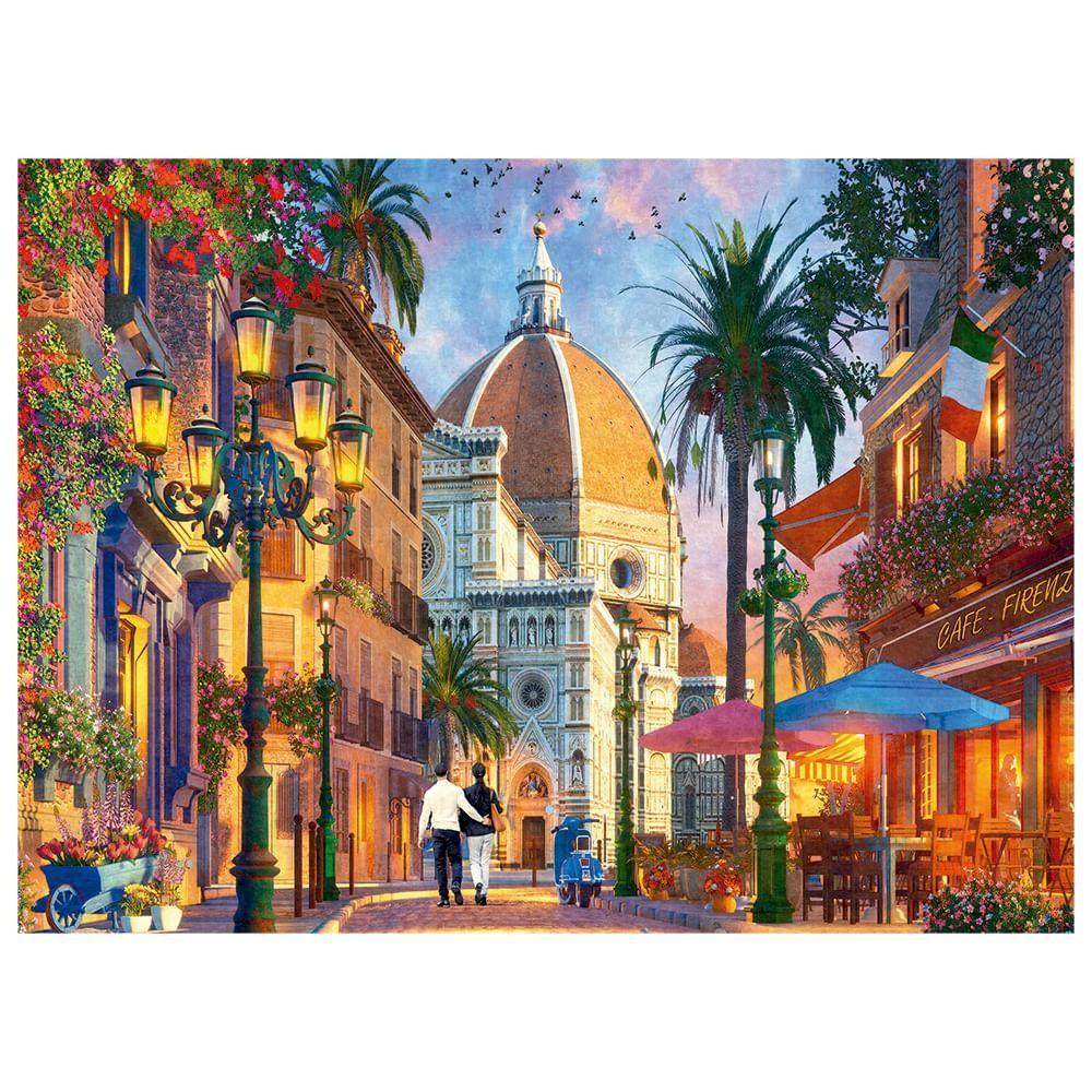 Mini Quebra-cabeça 500 Peças Café Em Florença Mini Puzzle 500 Peças Café Em Florença