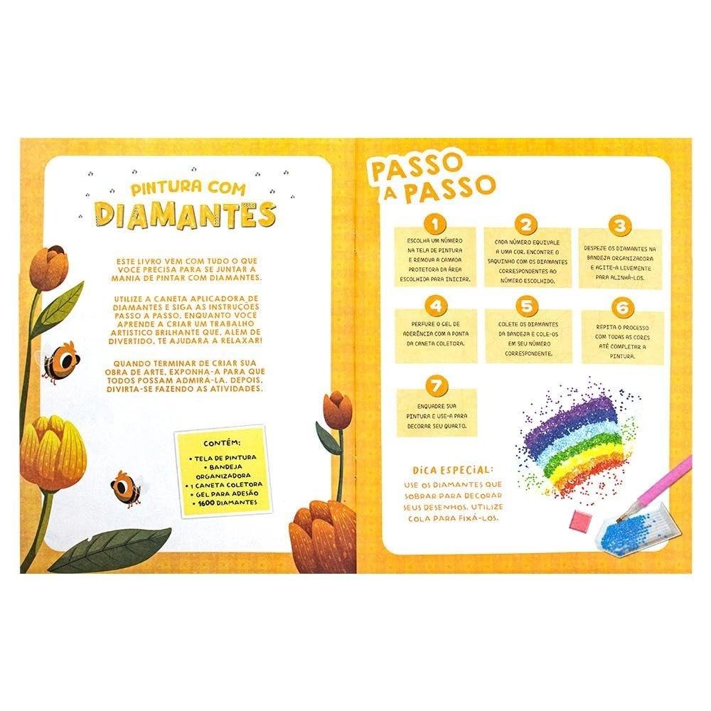 Pintura Com Diamantes Doces Corações