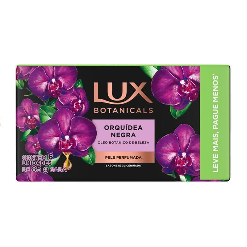 Kit Sabonete Em Barra Lux Botanicals Orquídea Negra 6 Unidades