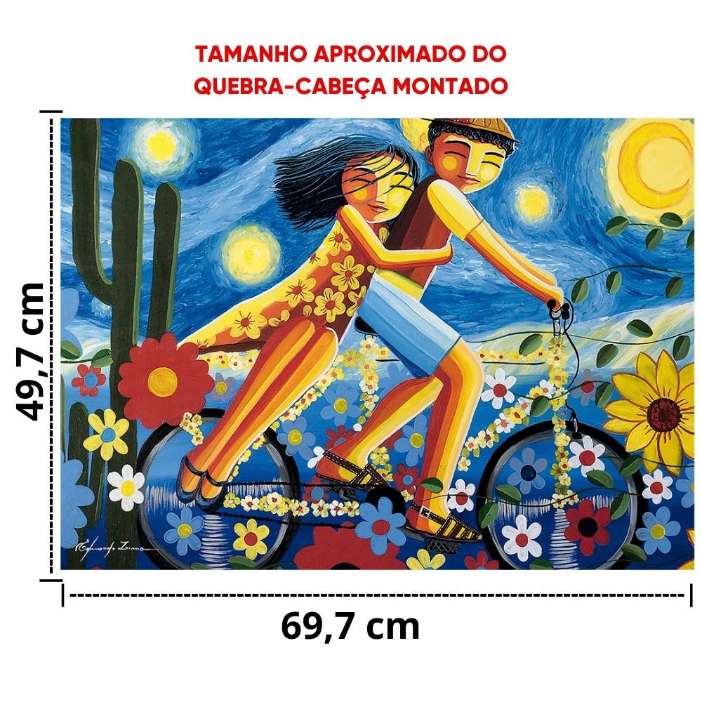 Quebra Cabeça Passeando Sob O Céu Estrelado Eduardo Lima 1000 Peças Grow Quadro Jogo Arte Puzzle