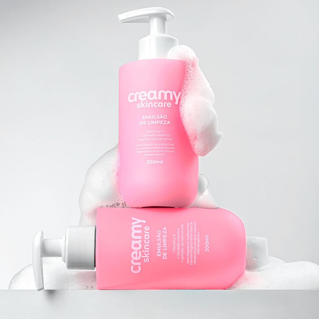 Limpador Facial Creamy Suave Hidratante Antioleosidade 200ml