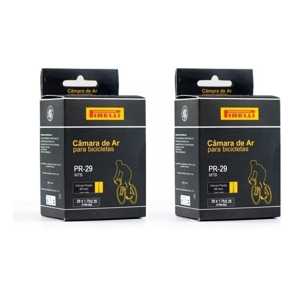 2 Câmara De Ar Pirelli Mtb 29x1.75/2.35 Presta 48mm