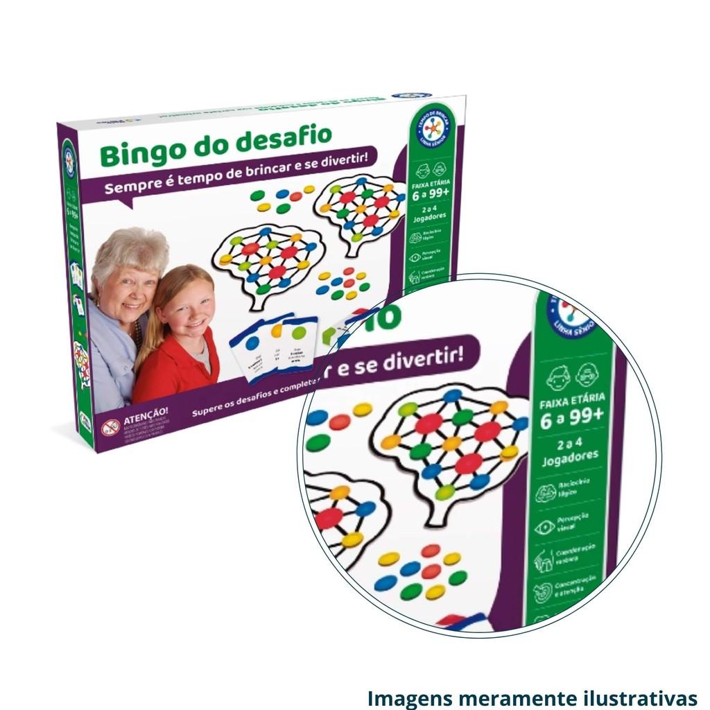 Jogo Educativo Bingo Do Desafio 6+ Anos Pais E Filhos-1