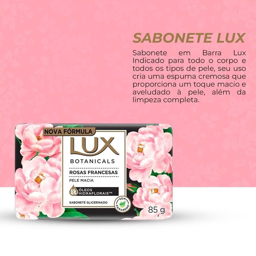 Kit 12 Und Sabonete Lux Botanicals Rosas Francesas 85g