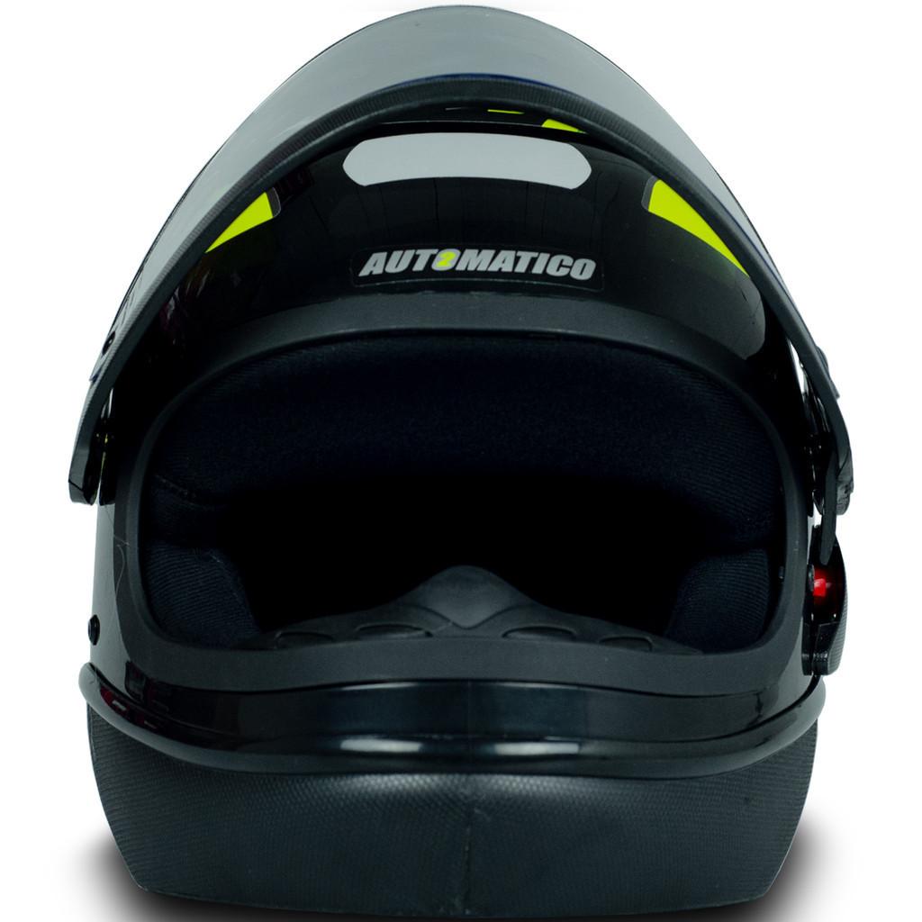Capacete Moto Fechado Automatic Preto E Amarelo - Diversos Tamanhos - FW3