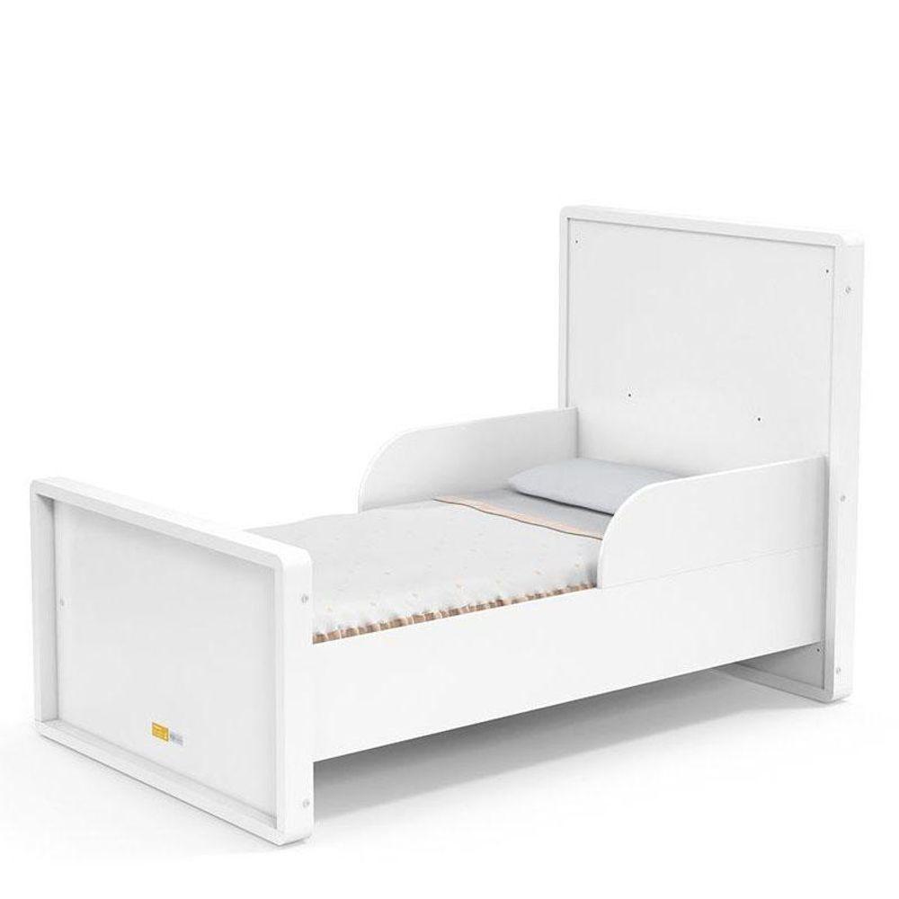 Berço Americano Tutto New Branco Acetinado E Colchão Phisical 70-130 Ortobom - Matic