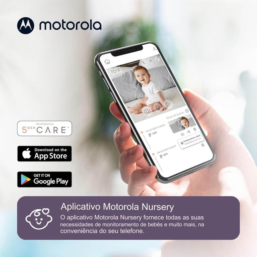 Câmera Babá Eletrônica Motorola HD Com Zoom E Wi-fi