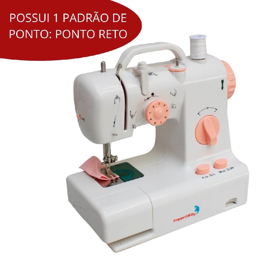 Máquina De Costura 2 Velocidades Bivolt Iwmc501 Importway