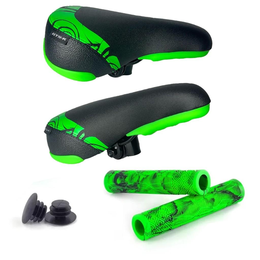 Selim Gts-k Tipo Ddk 243 Bmx Dirt Jump Freestyle Freeride Bike Banco Grau Colorido E Manopla Gios Colorida Bmx Bike