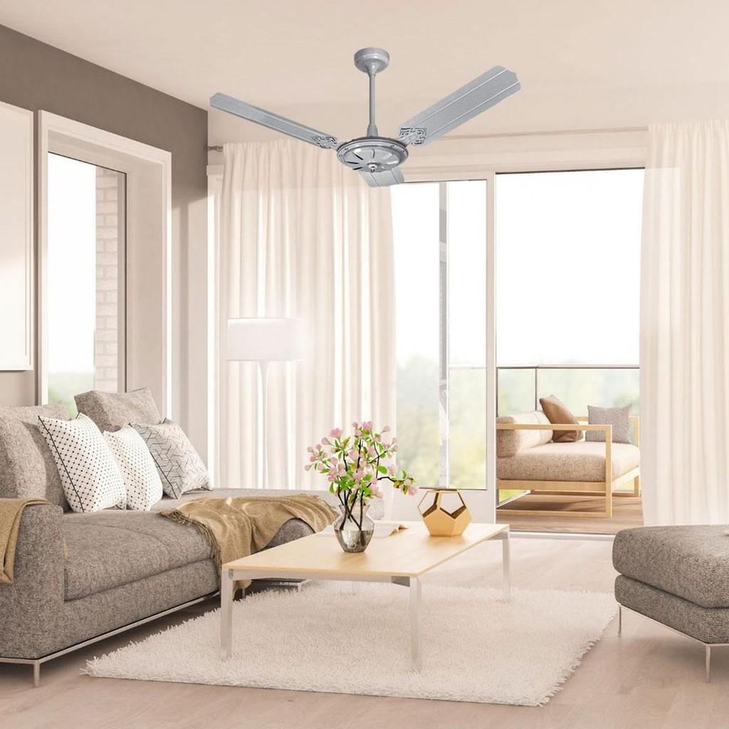 Ventilador De Teto Ventidelta Comercial Cinza 220V 3 Pás