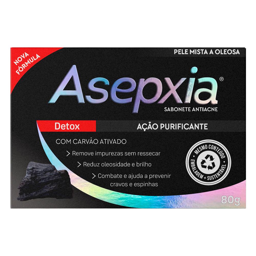 Kit Com 3 Asepxia Sabonete Detox 80g