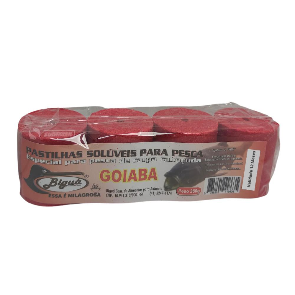 Kit Com 12 Pastilhas Pesca Carpa Cabeçuda Goiaba 280g Biguá