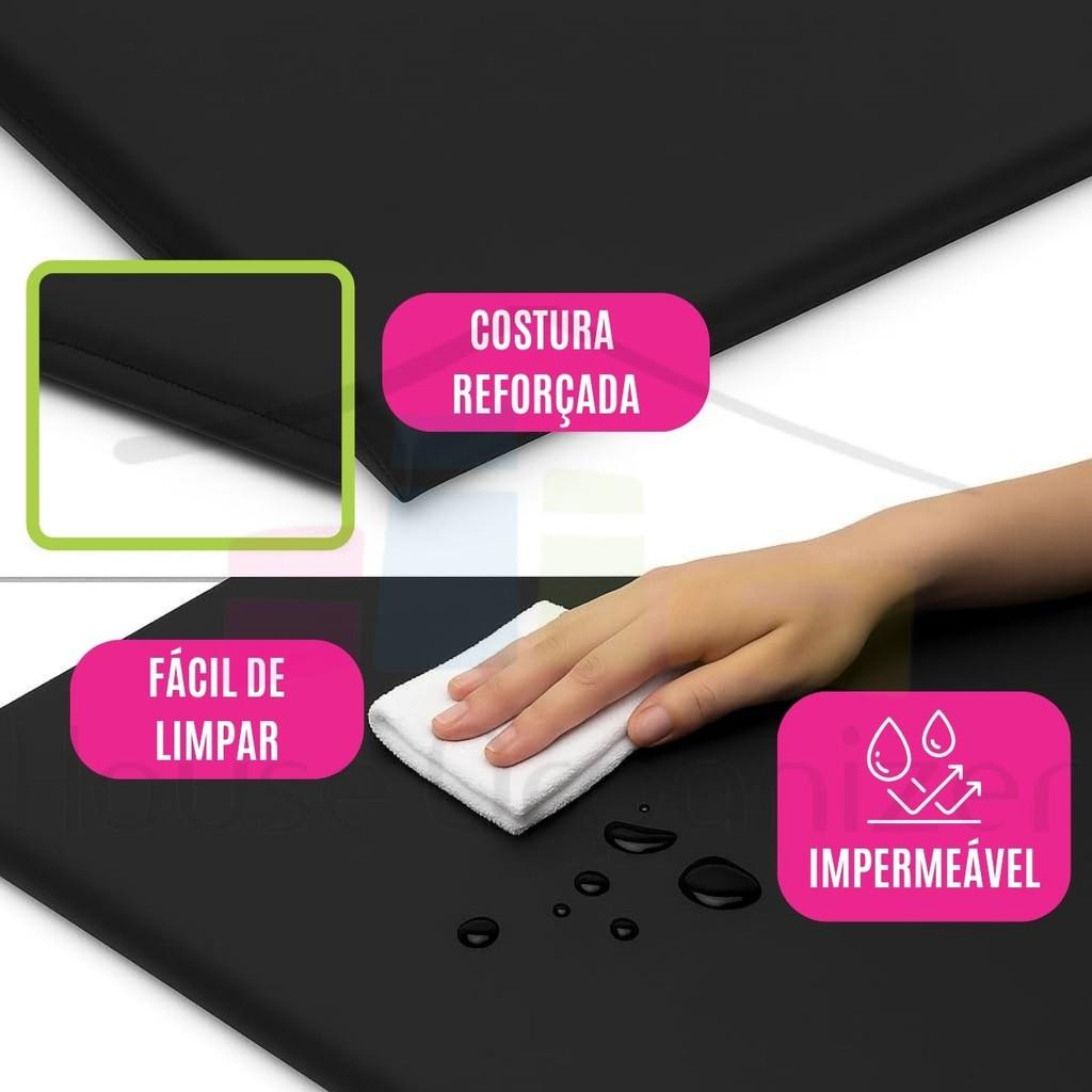 Colchonete Espuma Alta Densidade Impermeável P/Pilates Yoga Treino Fitness Exercícios Diário Compacto P/Casa