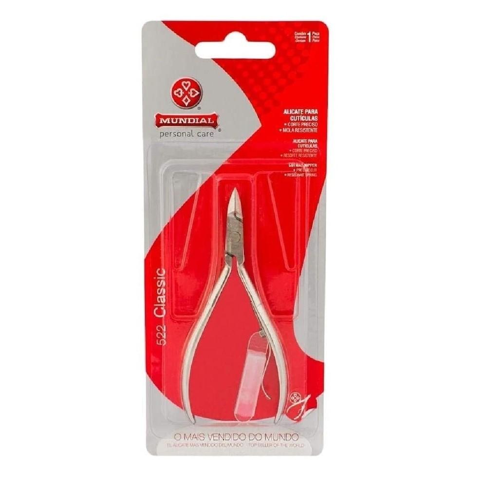 Alicate De Cuticula Mundial Classic 522 1 Unidade