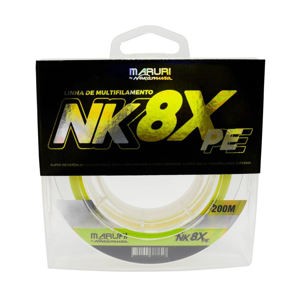 Linha De Pesca Multifilamento Nk 8x 200m Amarela - Maruri