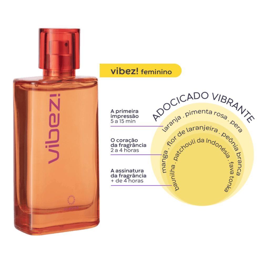 Perfume Feminino Vibez Deo Colônia Hinode 75ml