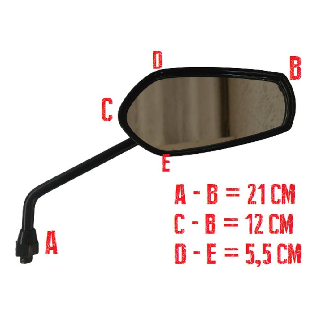 Par Retrovisor Moto Rosca Honda Gvs Esportivo Gtx Cores