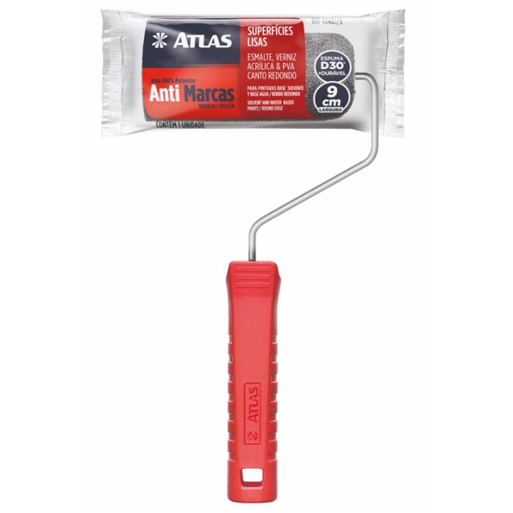 Kit Pintura Atlas Bandeja/Rolo 9cm/Rolo 15cm Antimarcas