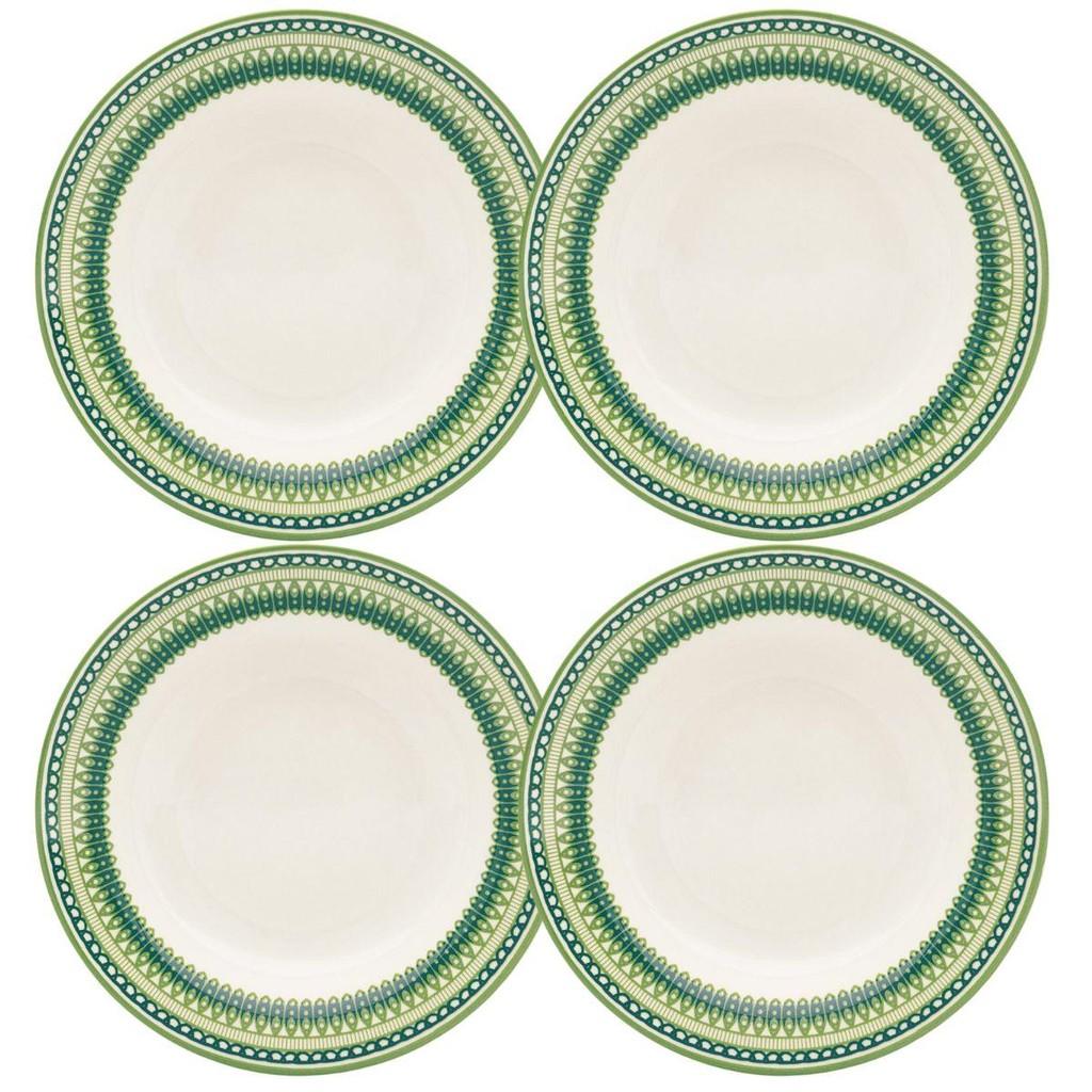 Jogo De 4 Pratos Rasos 24 Cm Donna Campestre