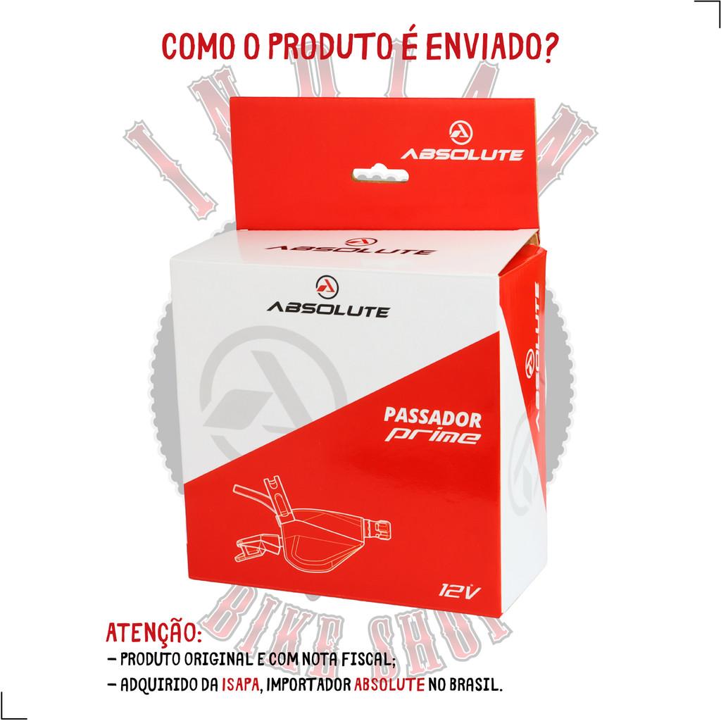 Alavanca Cambio Absolute Prime Traseiro Direito 12V - Abraçadeira S/Display