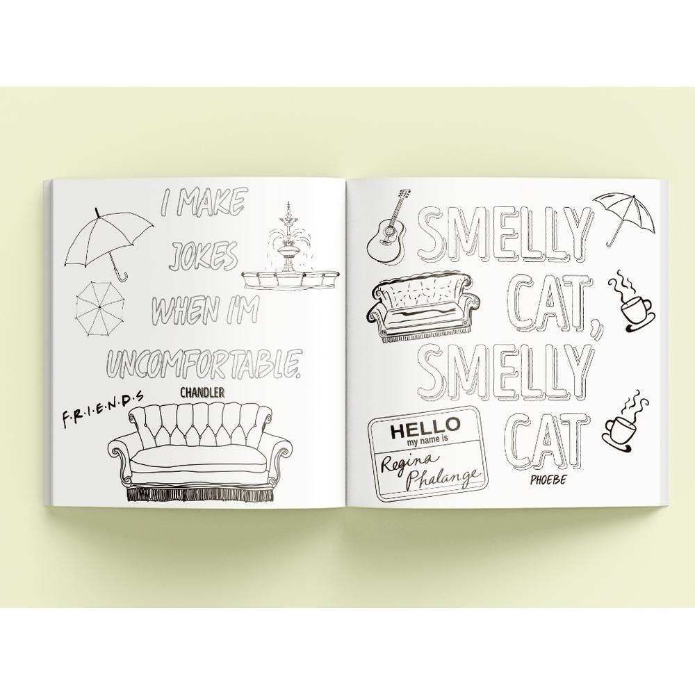 Friends Livro Para Colorir Antiestresse