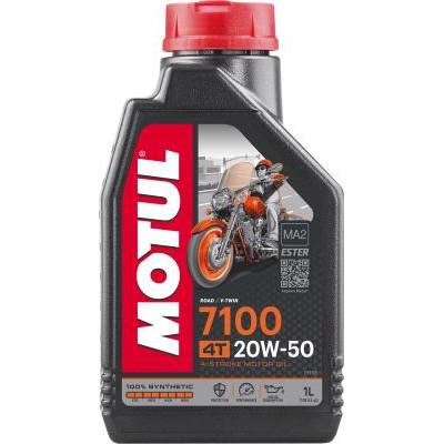 Óleo Para Motor De Moto Motul 7100 20w-50 4t 100 Sintetico
