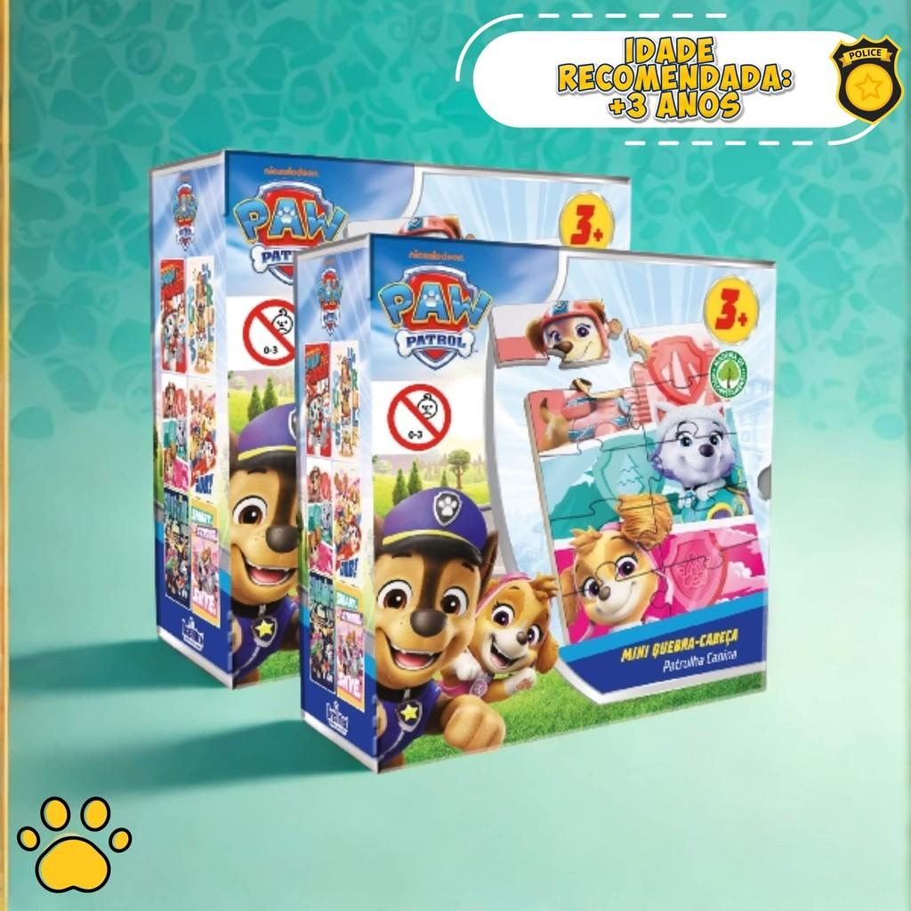 Mini Quebra-cabeça De Madeira - Patrulha Canina - Sortido E Unitário Pais E Filhos-1