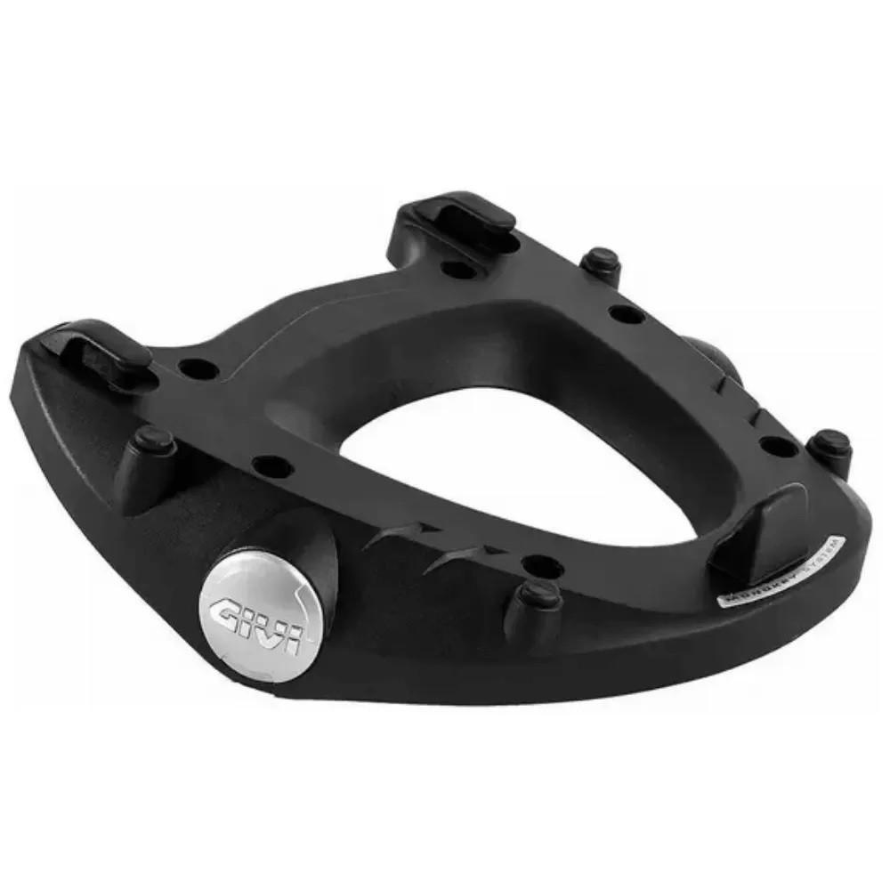 Base Suporte Universal Para Bau Bauleto Moto Monokey M5 Givi Preto + Kit Fixação