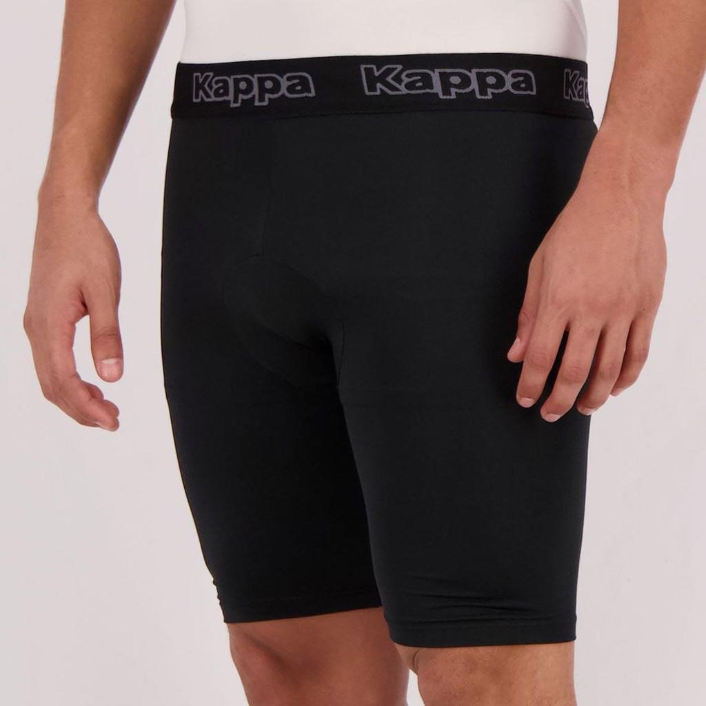 Bermuda Térmica Kappa Belquior 2.0 Preta