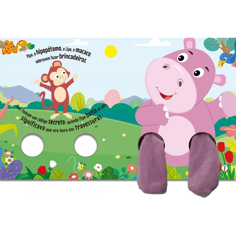 Livro Dedoche O Hipopótamo Brincalhão