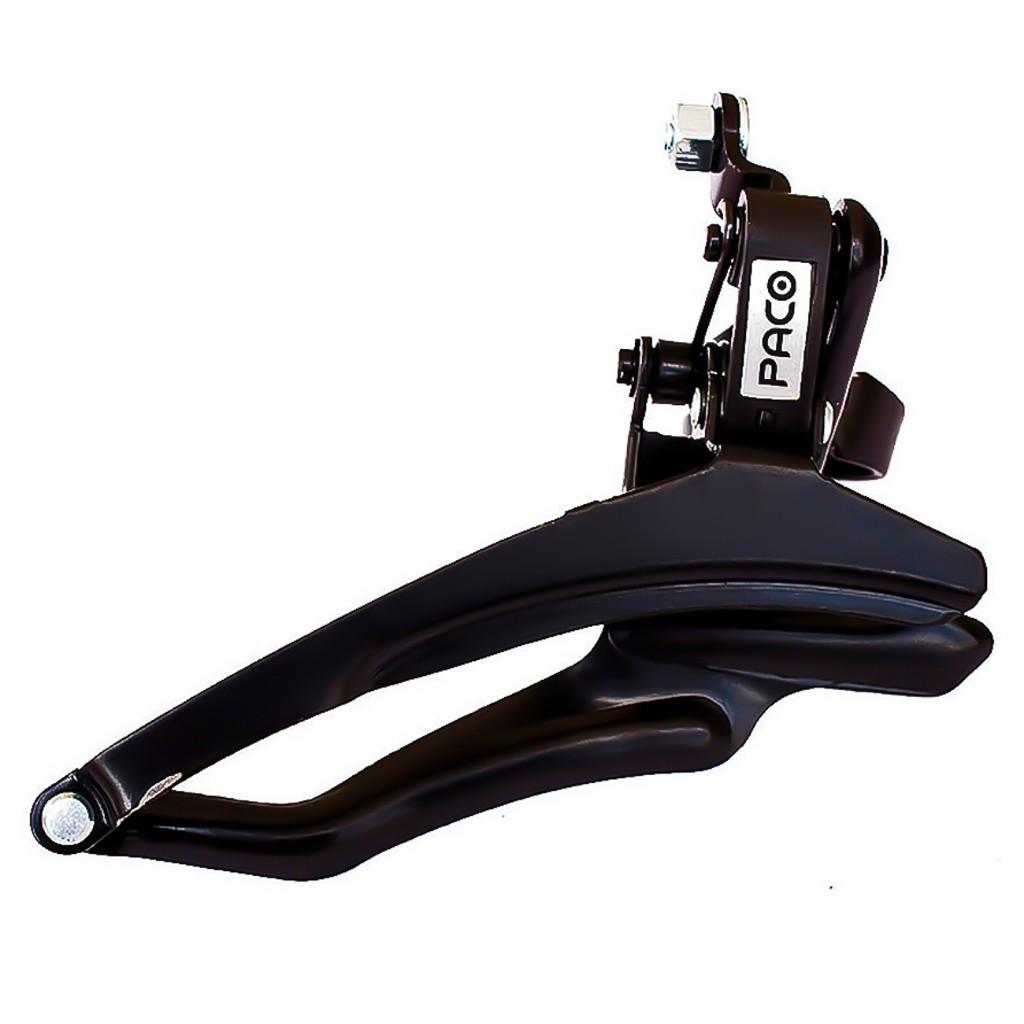 Câmbio Traseiro Bicicleta 18v/21v Passador Dianteiro Paco 6v E 7v Preto P/Bike Mtb