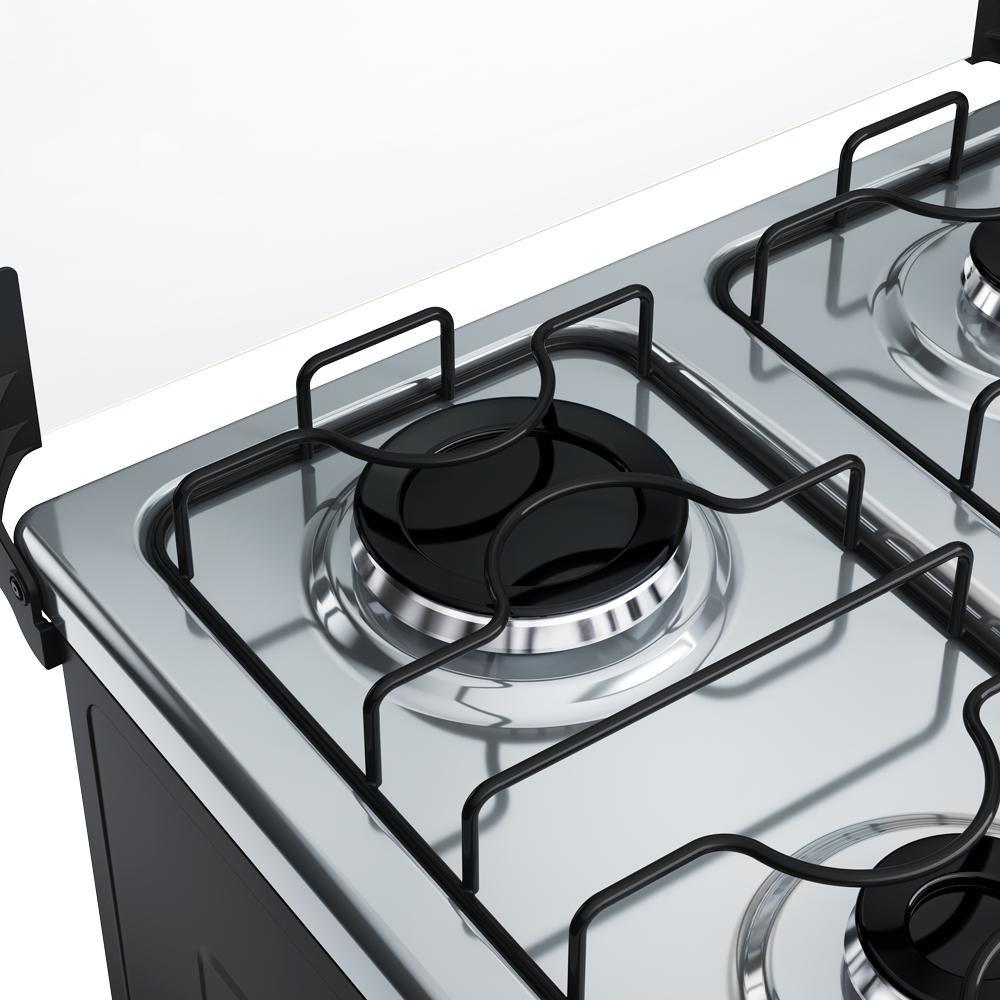 Fogão 4 Bocas Dako Supreme Mesa De Inox E Timer Bivolt
