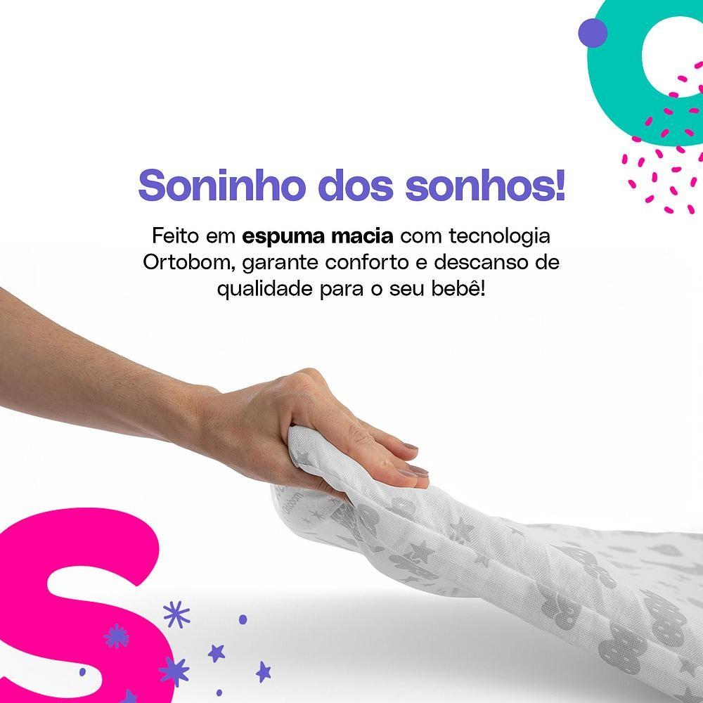 Colchonete Para Berço Cosco Kids Branco