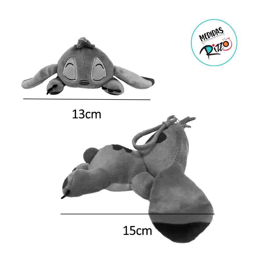 Pelúcia Stitch Dormindo Clipon - 12cm - 1 Unidade - Disney Original - Rizzo