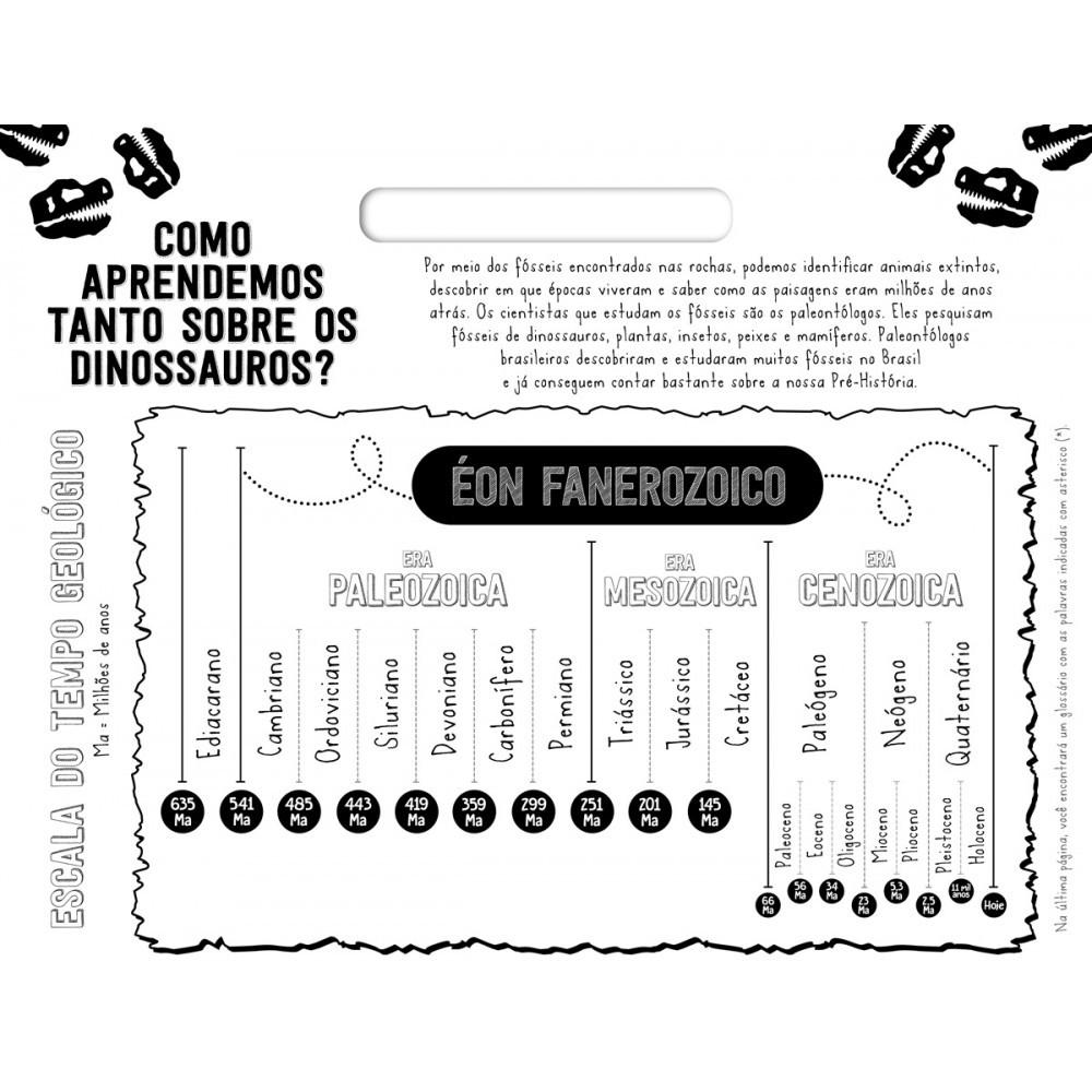 Livro Blocão De Colorir Dinossauros Do Brasil