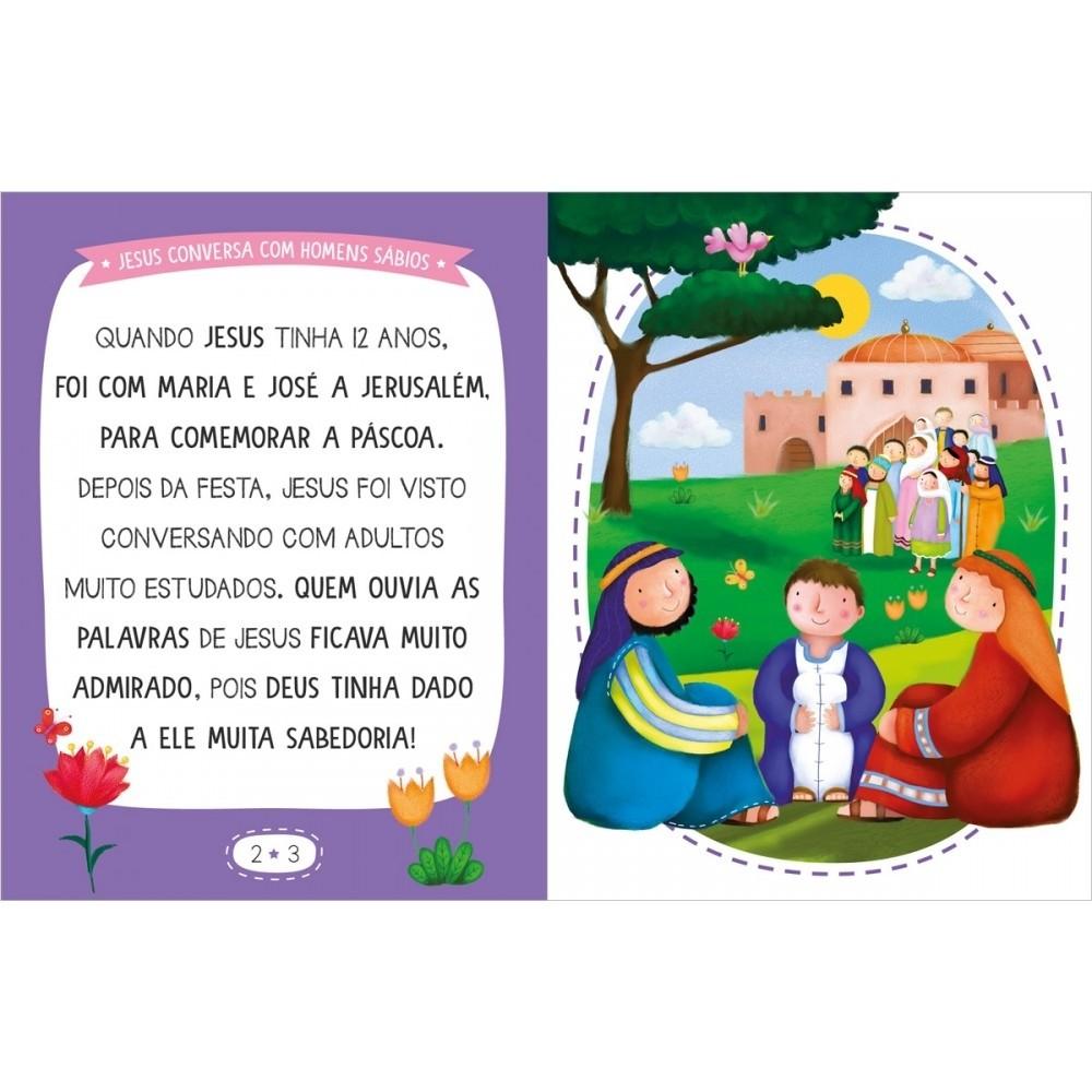 Kit Histórias Da Bíblia Ensinamentos De Jesus - 40 Unidades