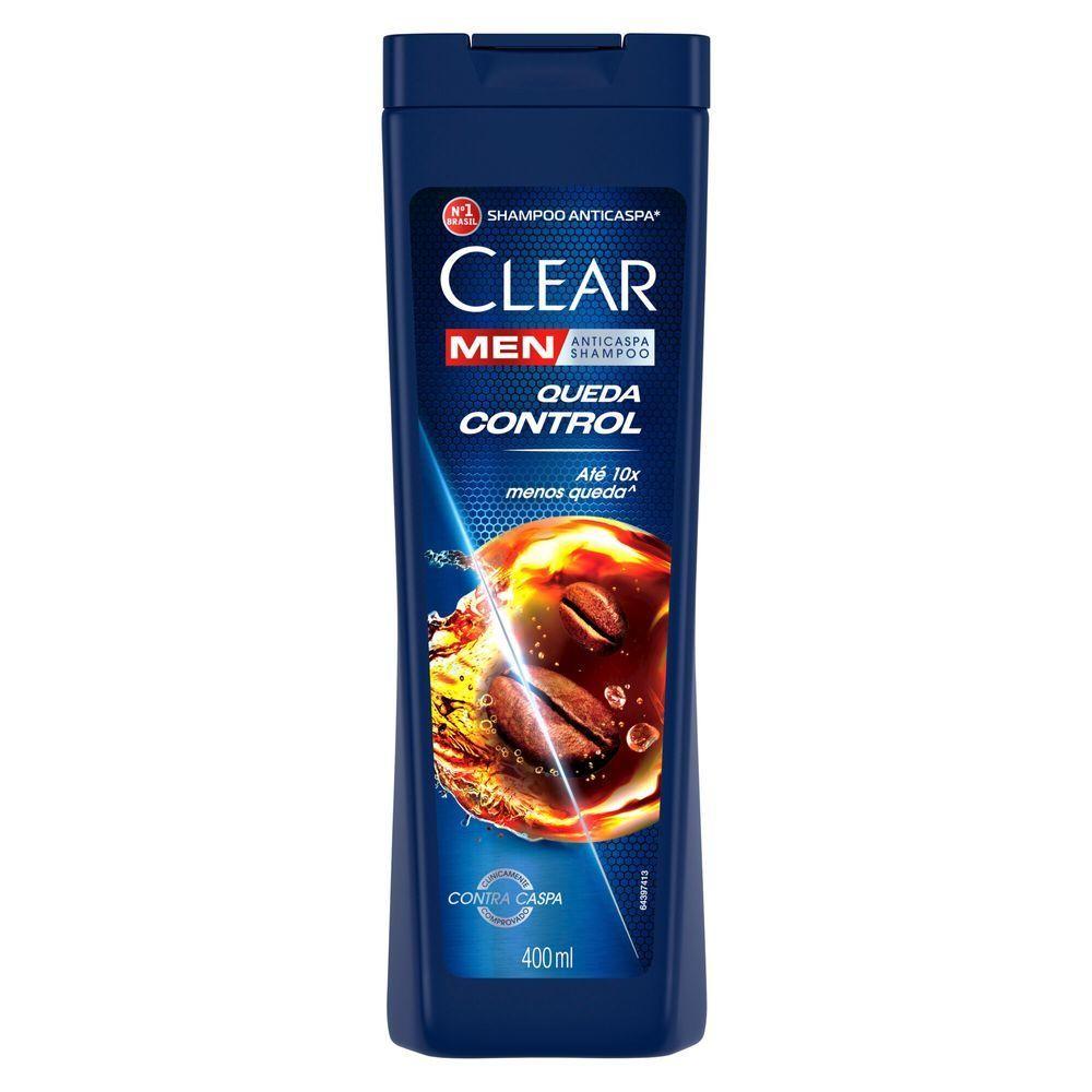 Shampoo Clear Men Anticaspa Queda Control 400ml