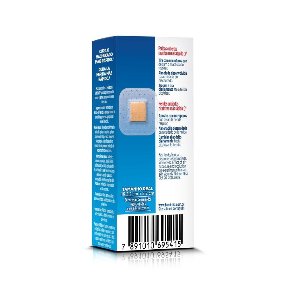 Curativos Band-aid Para Pequenos Ferimentos 16 Unidades