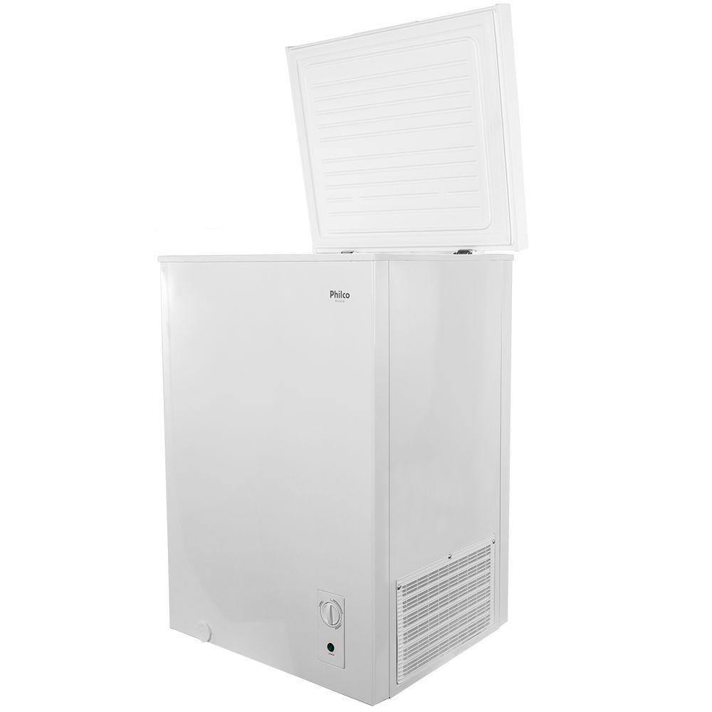 Freezer Horizontal Philco Pfh105b 99 Litros 1 Porta 2 Em 1 Branco