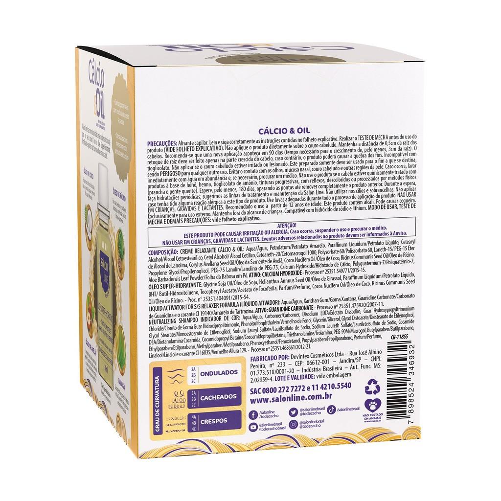 Guanidina Calcio Oil Creme Relaxante Salon Line