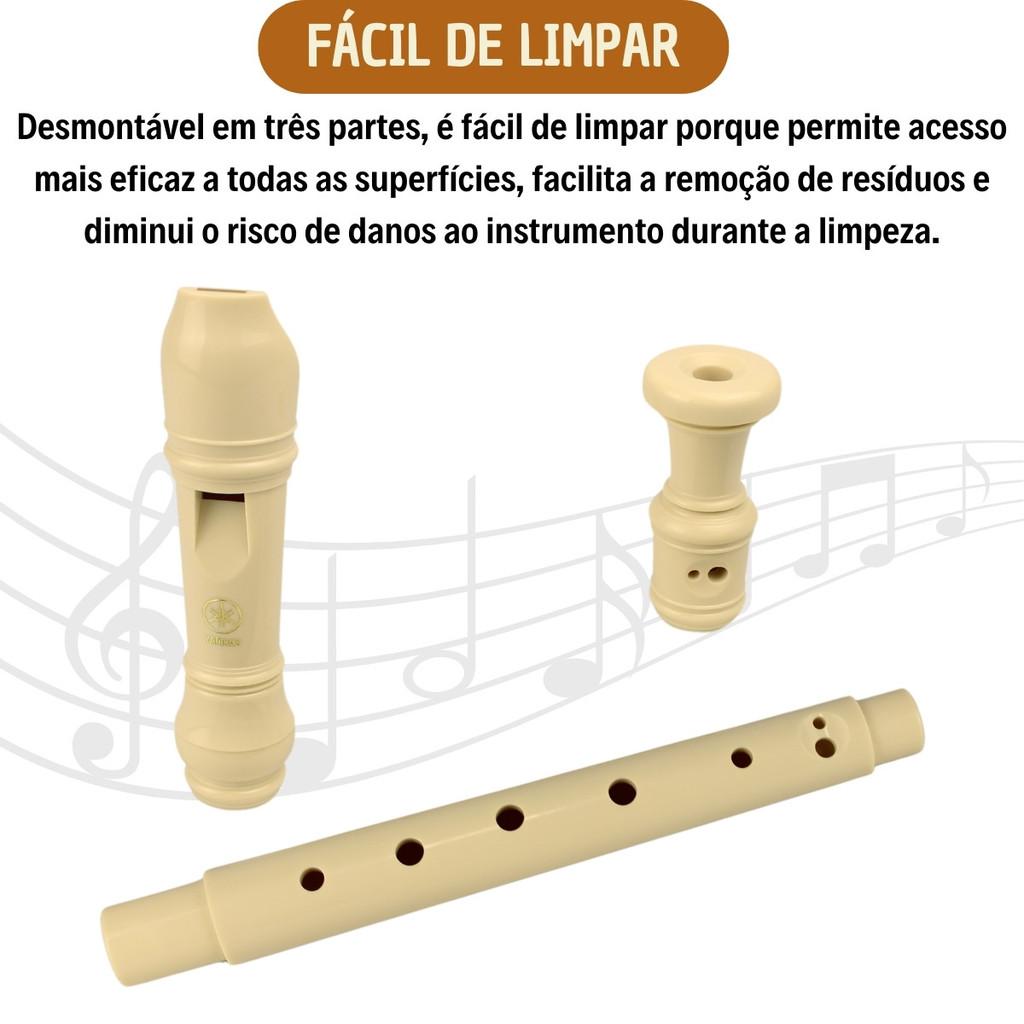 Flauta Doce Yamaha Soprano Barroca Yrs24b