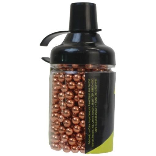 Esfera De Aço Cobreada Aurok 4.5mm (.177) - 500 Unidades