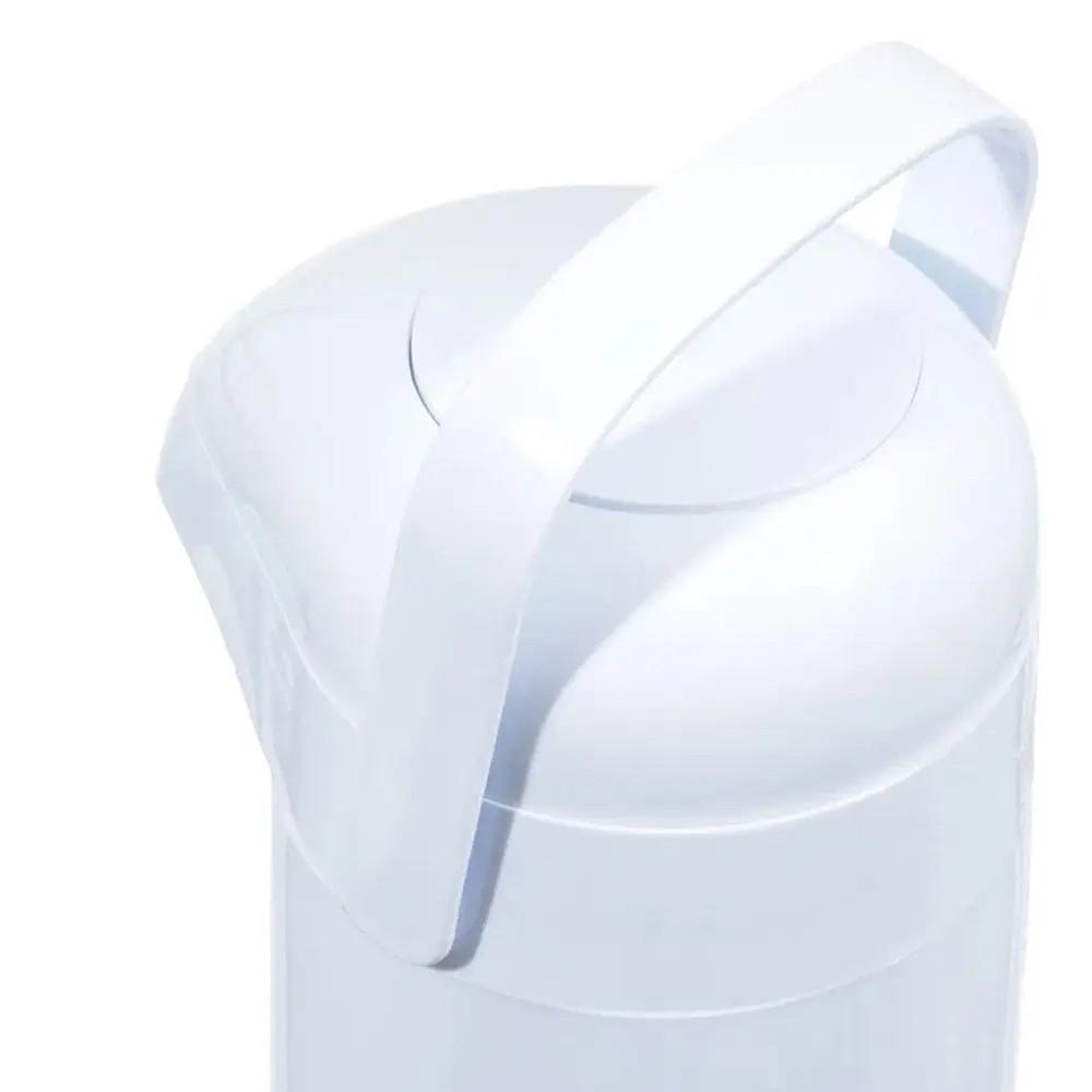 Garrafa Térmica Pequena Magic Pump Branca 500ml Quente Frio Café Chá